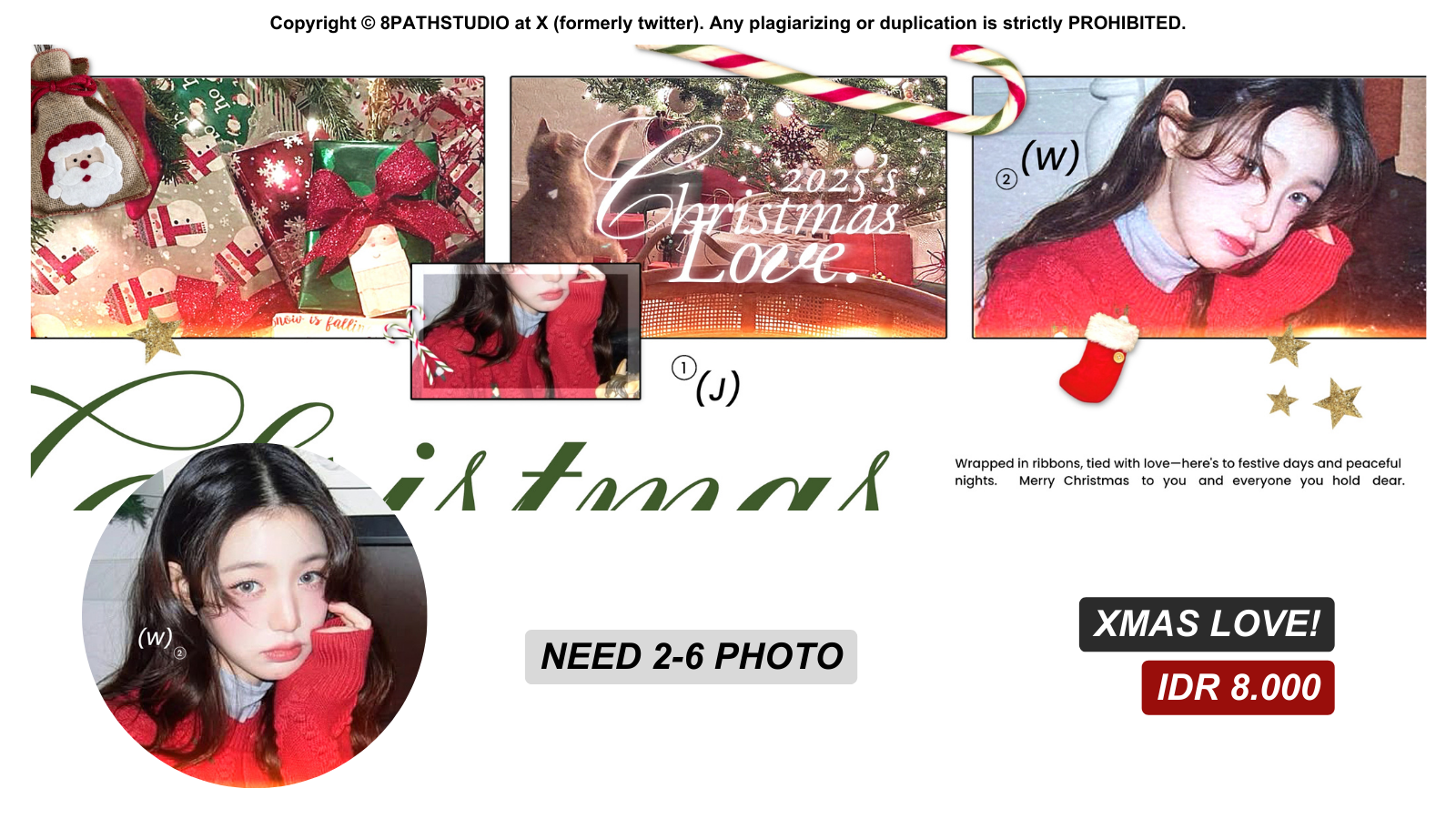 Christmas mood with simple typography. Christmas mood with simple typography.