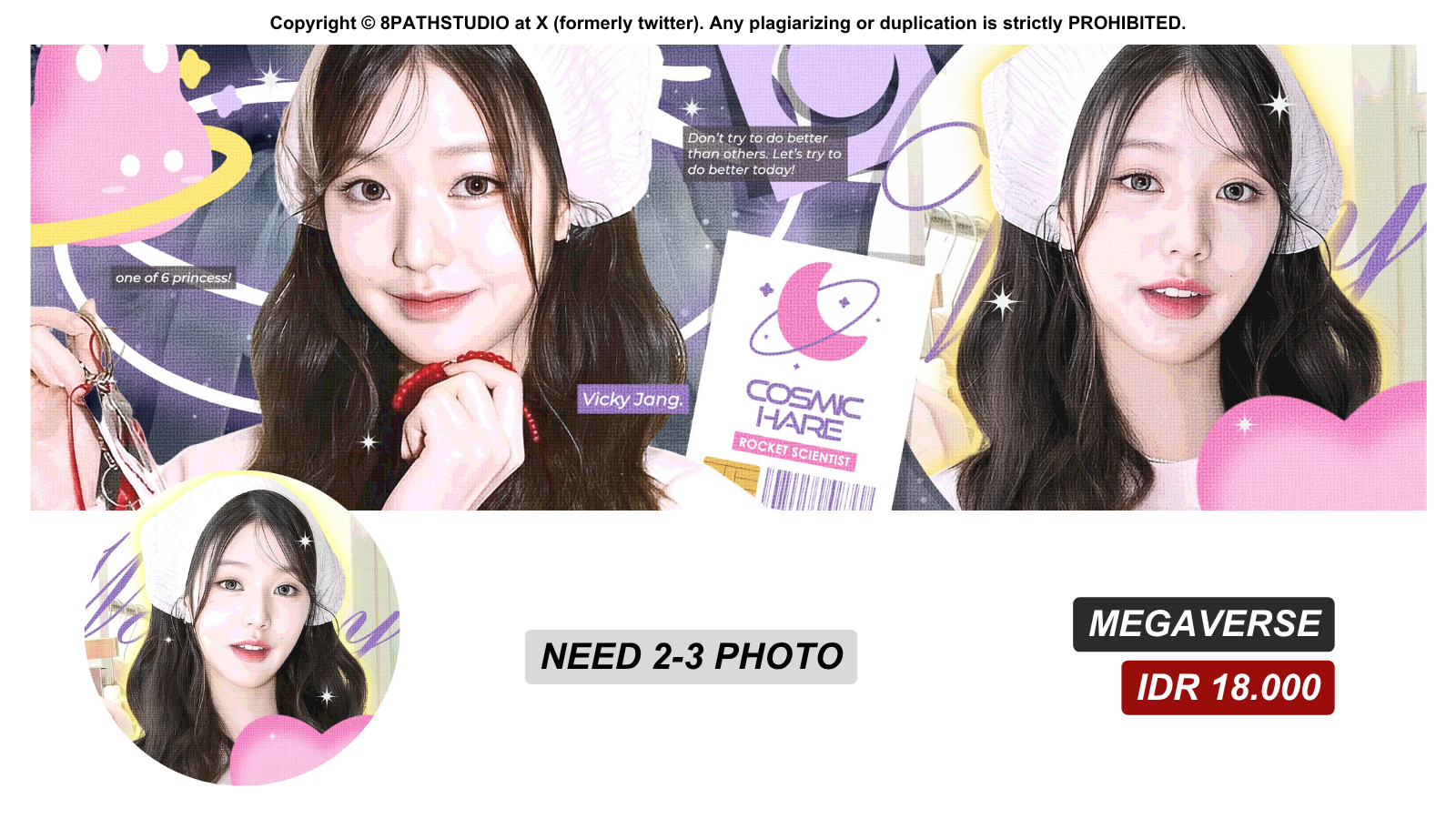 Futuristic, vibrant, digitally stylized graphic with a sci-fi pop feel. Ava in JPEG and PNG